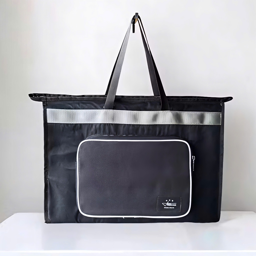 HCKT [THANH LONG] - Túi Vải Canvas A3 & A2 APSARA Đựng Dụng Cụ Vẽ Chống Thấm Nước Màu Đen