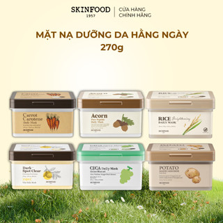   Live  Hộp Mặt Nạ Dưỡng Da Hằng Ngày Cà Rốt Quả Sồi Quýt Skinfood Daily Carrot Carotone Acorn Pore Peptide Yuja C 27 