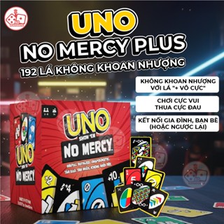   BÁN CHẠY  Hộp Bài Uno No Mercy PLUS Cao Cấp 196 Lá Nâng Cấp Mở Rộng Boardgame UNO Chơi Cùng Bạn Bè 