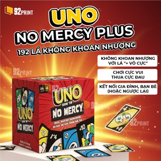   BOARDGAME Bộ bài Uno No Mercy PLUS 196 lá Nâng Cấp Mở Rộng Board Game Chơi Cùng Bạn bè Gia đình 