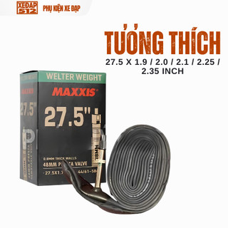 Ruột xe đạp MAXXIS 27.5 inch Van Pháp 48mm phù hợp lốp 1.75 đến 2.4 cho xe địa hình