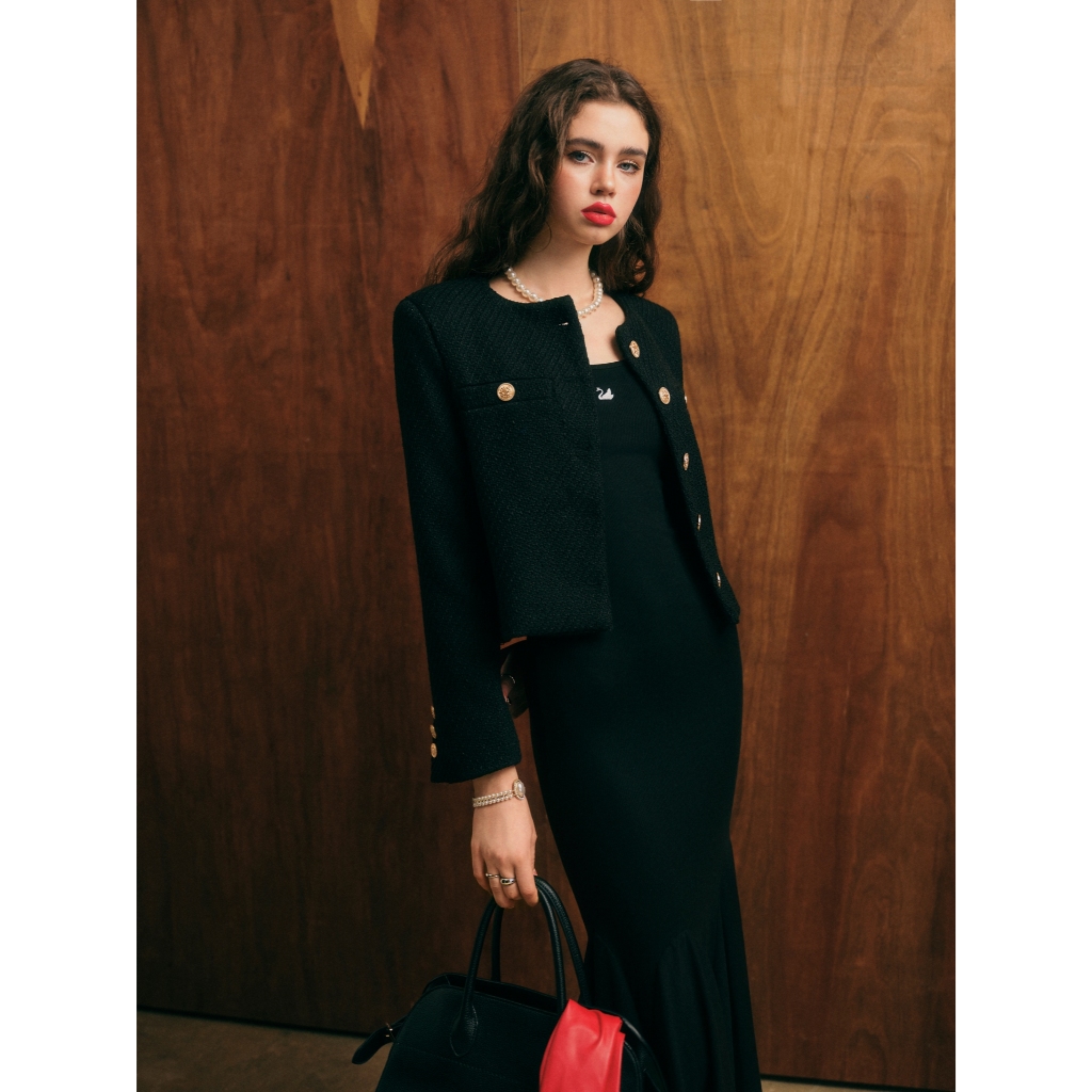 Áo Khoác Tweed Cao Cấp Rebecca | 4563 | Lana Official