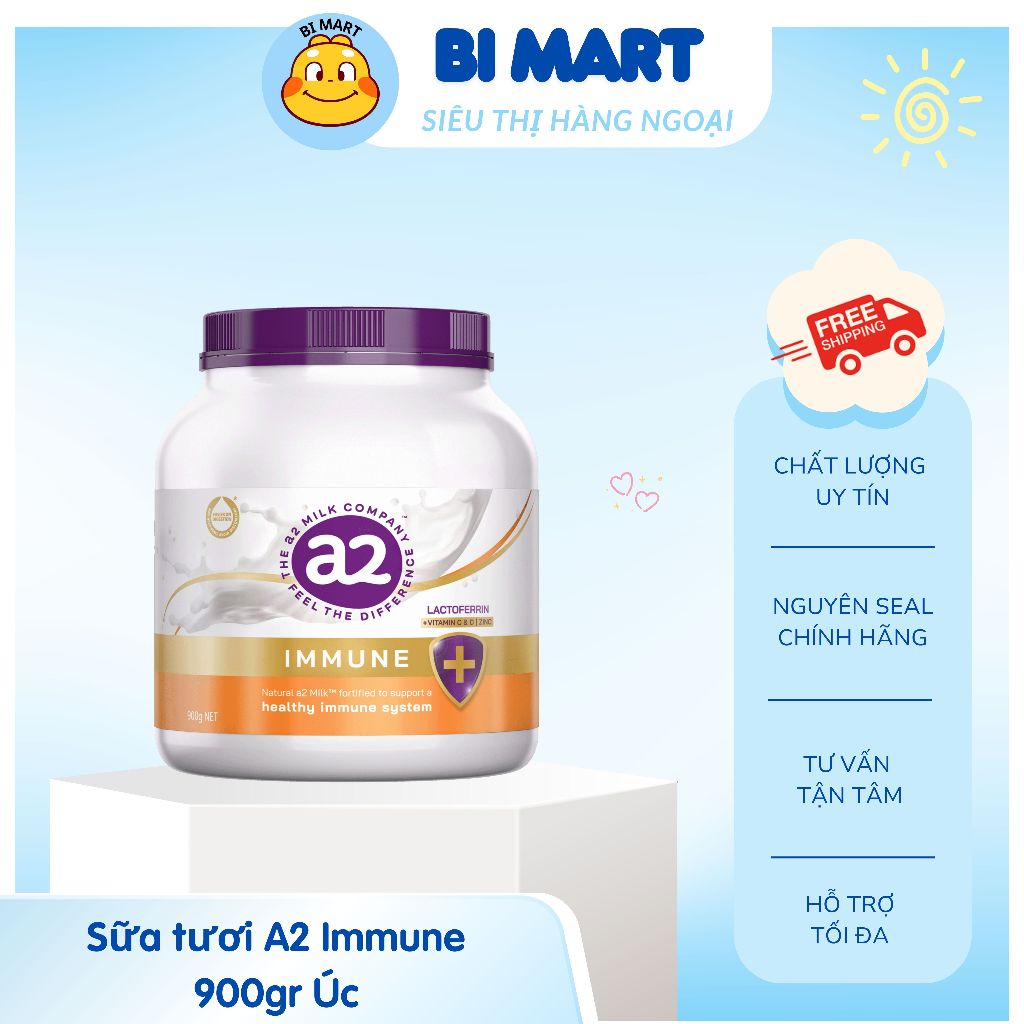 Sữa tươi A2 IMMUNE 900g - Bi Mart