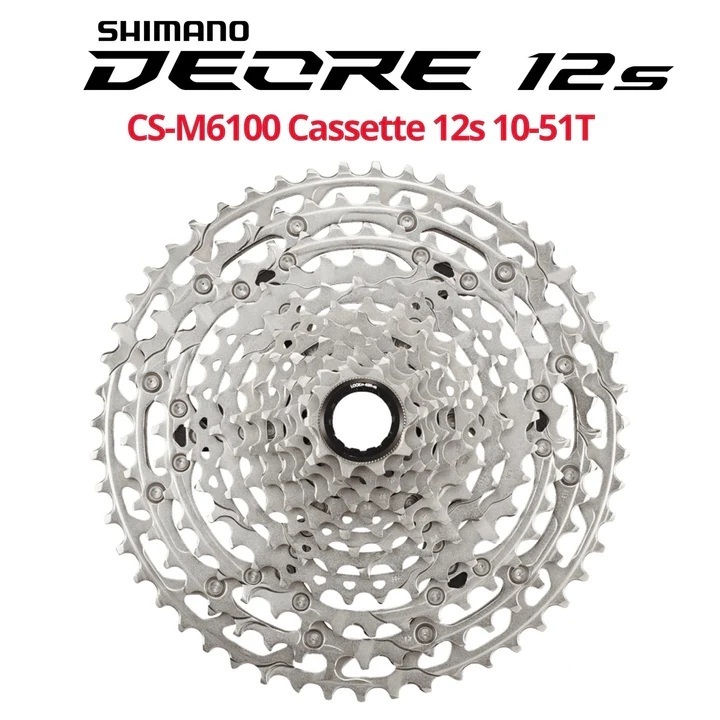 Líp xe đạp Shimano CS-M6100 12s, CS-M6100-12 12SPEED(HYPERGLIDE+), 10-51T