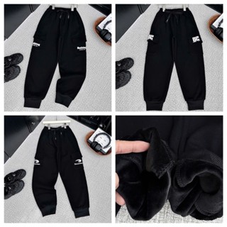   23-43kg  Quần nỉ lót lông nhung cho bé trai size đại chọn theo dài quần và chiều cao trong mô tả  