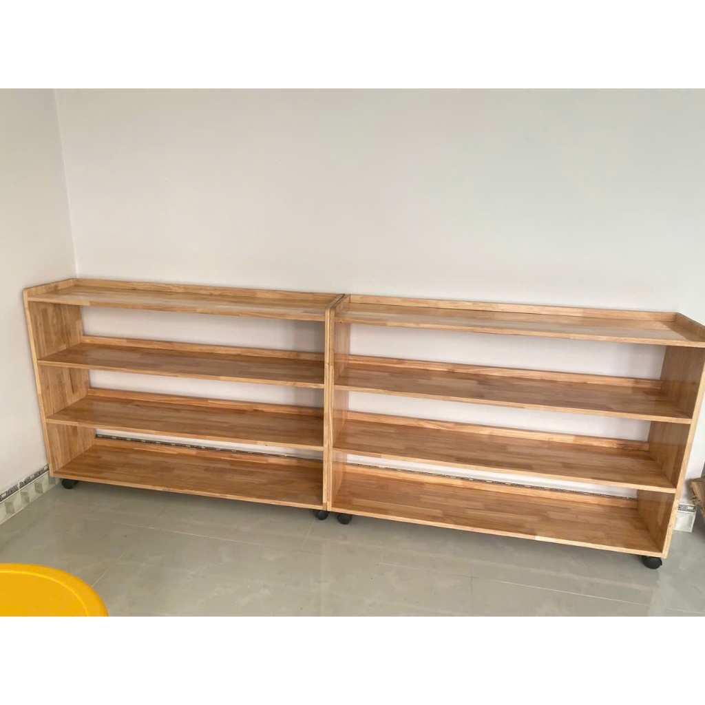 Kệ montessorie mầm non 4 tầng kệ gỗ mầm non 4 tầng