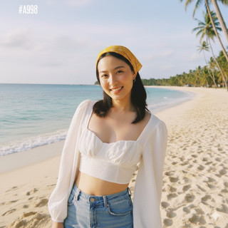 [HỎA TỐC HCM] Áo crop coset cột nơ cut out lưng