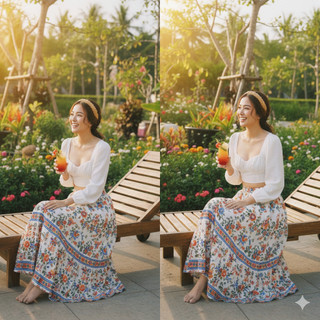 [HỎA TỐC HCM] Áo crop coset cột nơ cut out lưng