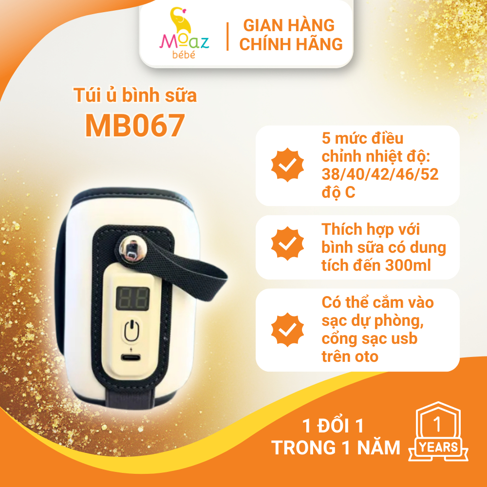 Túi ủ bình sữa Moaz BéBé MB067