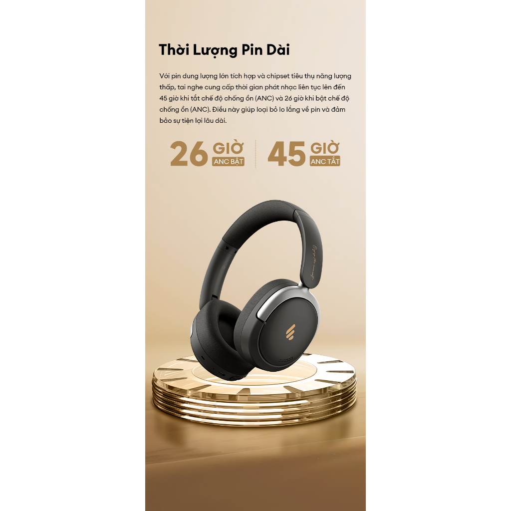 Tai Nghe Bluetooth Chụp Tai EDIFIER ATOM MAX | Bluetooth 5.4 | Khử Tiếng Ồn Môi Trường | Độ Trễ Thấp | Bảo Hành 15 Tháng | BigBuy360 - bigbuy360.vn