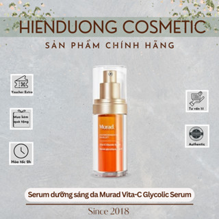  Tinh chất dưỡng sáng da Murad Vita-C Glycolic Serum  Bản Mới  | Vitamin C chống oxy hoá sáng da 