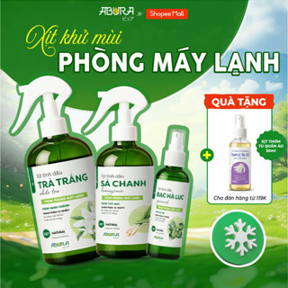 Chai Xịt Tinh Dầu Xông Khử Mùi Phòng Máy Lạnh Thơm Phòng Ngủ ABURA 100ml/300ml/500ml Khử Mùi Ẩm Mốc