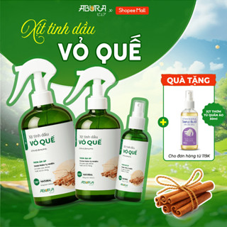  Chai Xịt Thơm Phòng Tinh Dầu Vỏ Quế Đuổi Kiến Ba Khoang ABURA 100ml 300ml 500ml Khử Khuẩn An Toàn 
