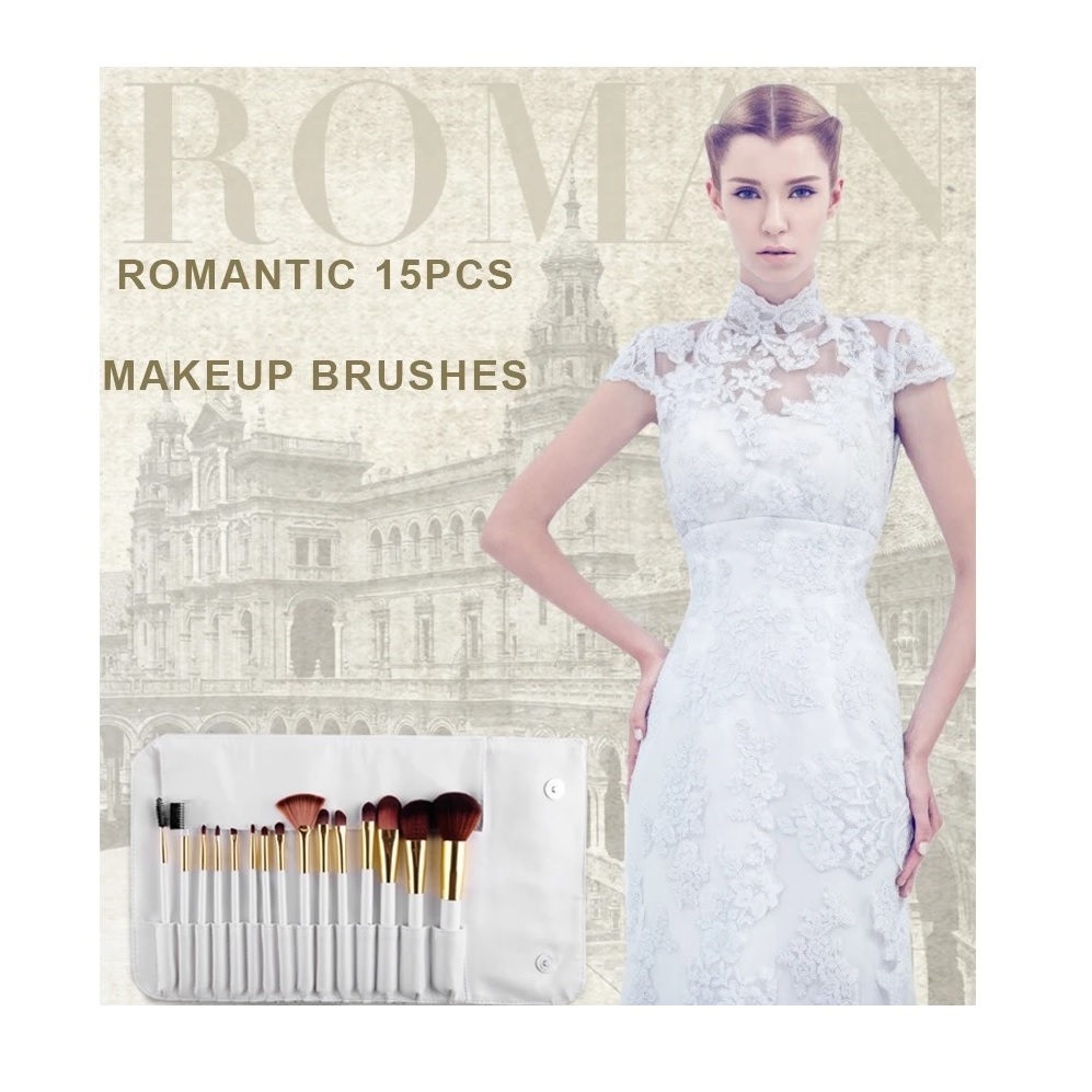 Bộ cọ trang điểm MSQ 15 cây Milk