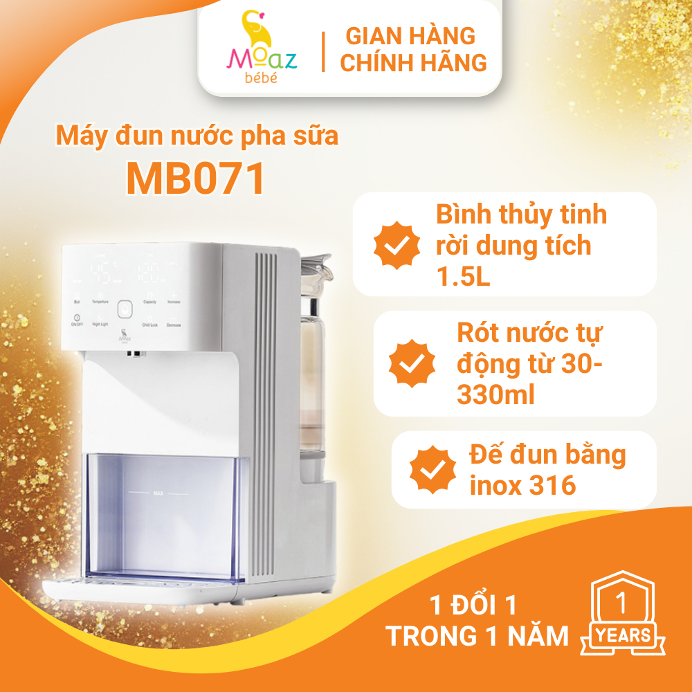 Máy đun nước pha sữa thông minh Moaz BéBé MB071