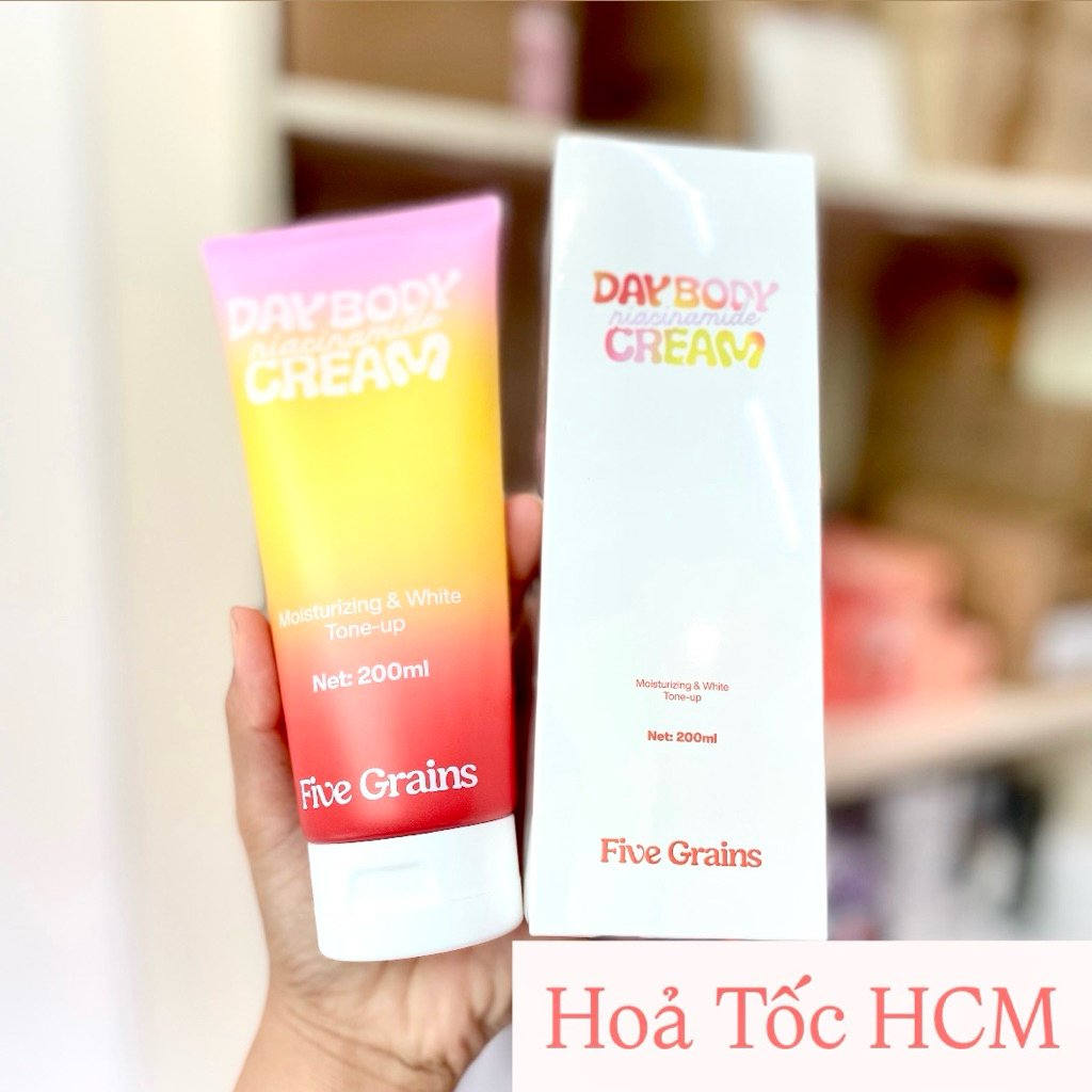 Kem Dưỡng Nâng Tone Body Five Grains Trắng Da 200ml