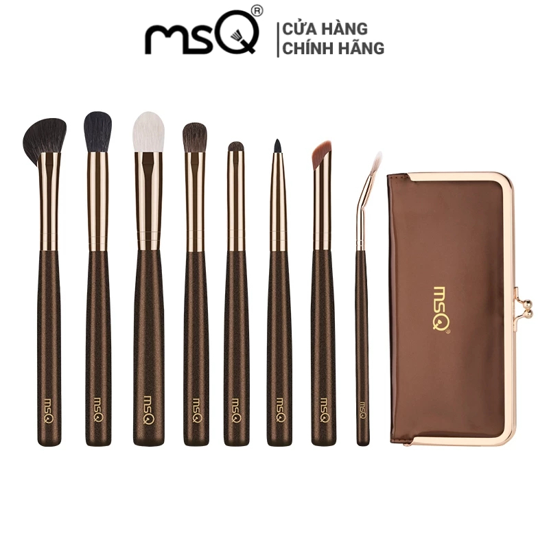 Bộ cọ trang điểm mắt cao cấp kèm túi MSQ 8 cây Bee Joint