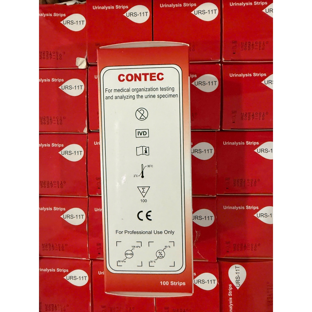 Que Thử Test Nước Tiểu 11 Thông Số CONTEC - dùng cho máy xét nghiệm nước tiểu BC400/ CONTEC