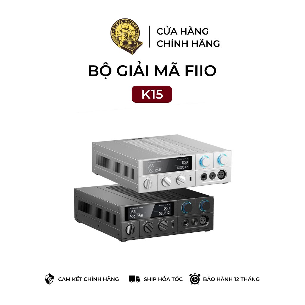 Bộ giải mã FiiO K15 desktop dac/amp - Bảo hành 12 tháng