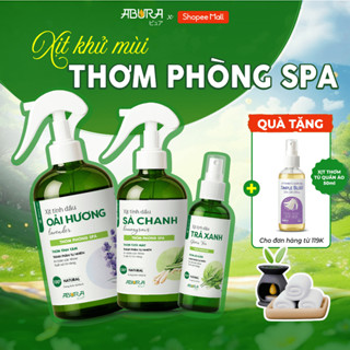 Chai Xịt Tinh Dầu Xông Thơm Phòng Spa Sả Chanh ABURA 100ml/300ml/500ml Thơm Phòng Thư Giãn Hiệu Quả