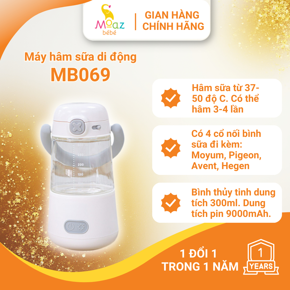 Máy hâm sữa di động Moaz BéBé MB069