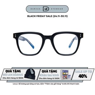  Gọng kính cận DGM214 nam nữ cao cấp thời trang mắt vuông đẹp Hàn Quốc chống tia UV DARIUS 