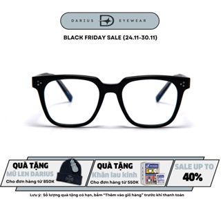  Gọng kính cận MONACO nam nữ cao cấp 2024 thời trang Hàn Quốc vuông đẹp chống tia UV DARIUS DGM216 