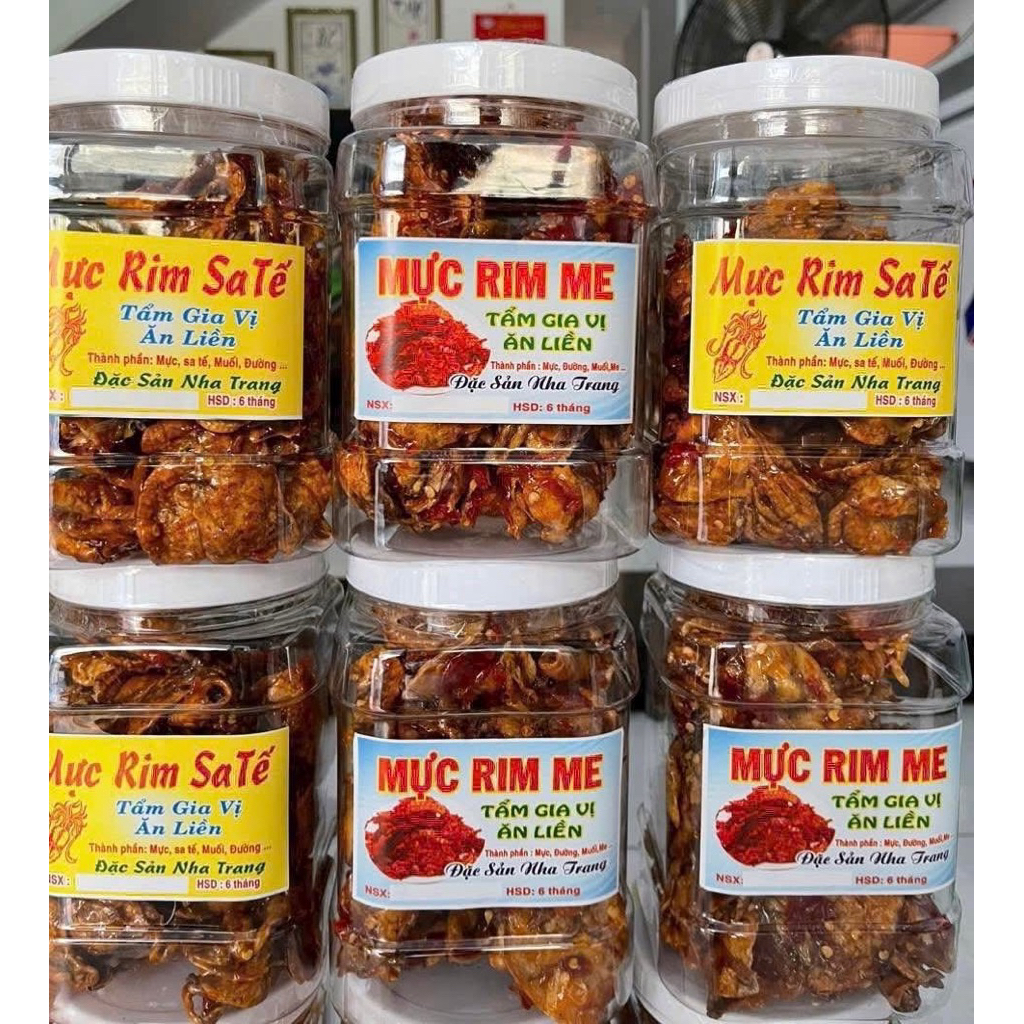 Mực rim me, Mực rim sa tế 500g