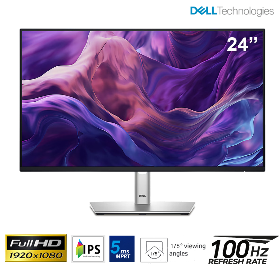 Màn Hình Dell P2425H 23.8 inch Full HD ( IPS - 300 cd/m2- 100Hz - 5ms - DP- HDMI USB TypeC)