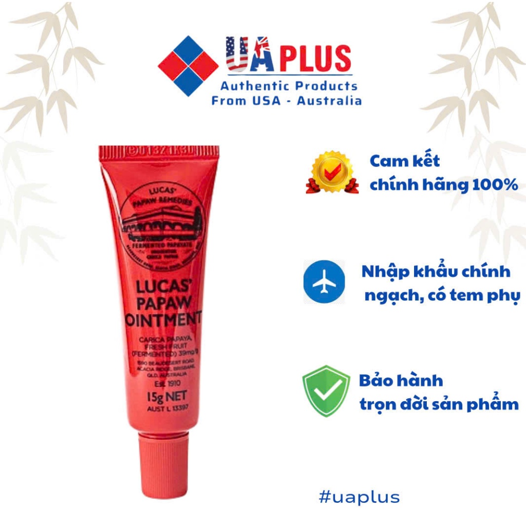 [Nhập khẩu chính ngạch] Lucas’ Papaw Ointment - Kem đu đủ đa năng (15g)