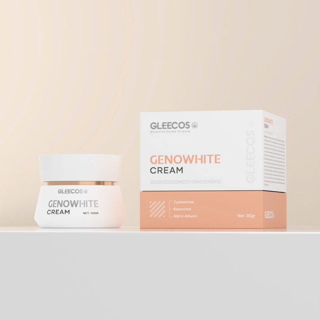 Kem Nám Gleecos Cysteamine Resorcinol Alpha Arbutin Genowhite Cream 30gr