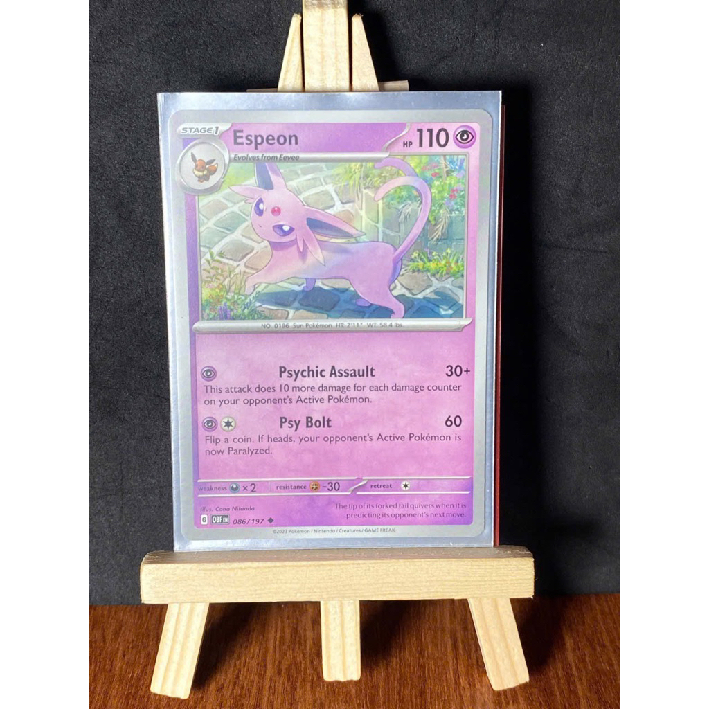 Espeon 086/197 - Obsidian Flames - Non-holo Pokemon Card