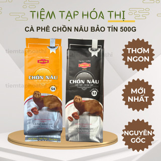 [MỚI THÙNG 12 KG] Cà Phê Chồn Nâu Bảo Tín (24 gói x 500gr) S3 S4 Hương Moka