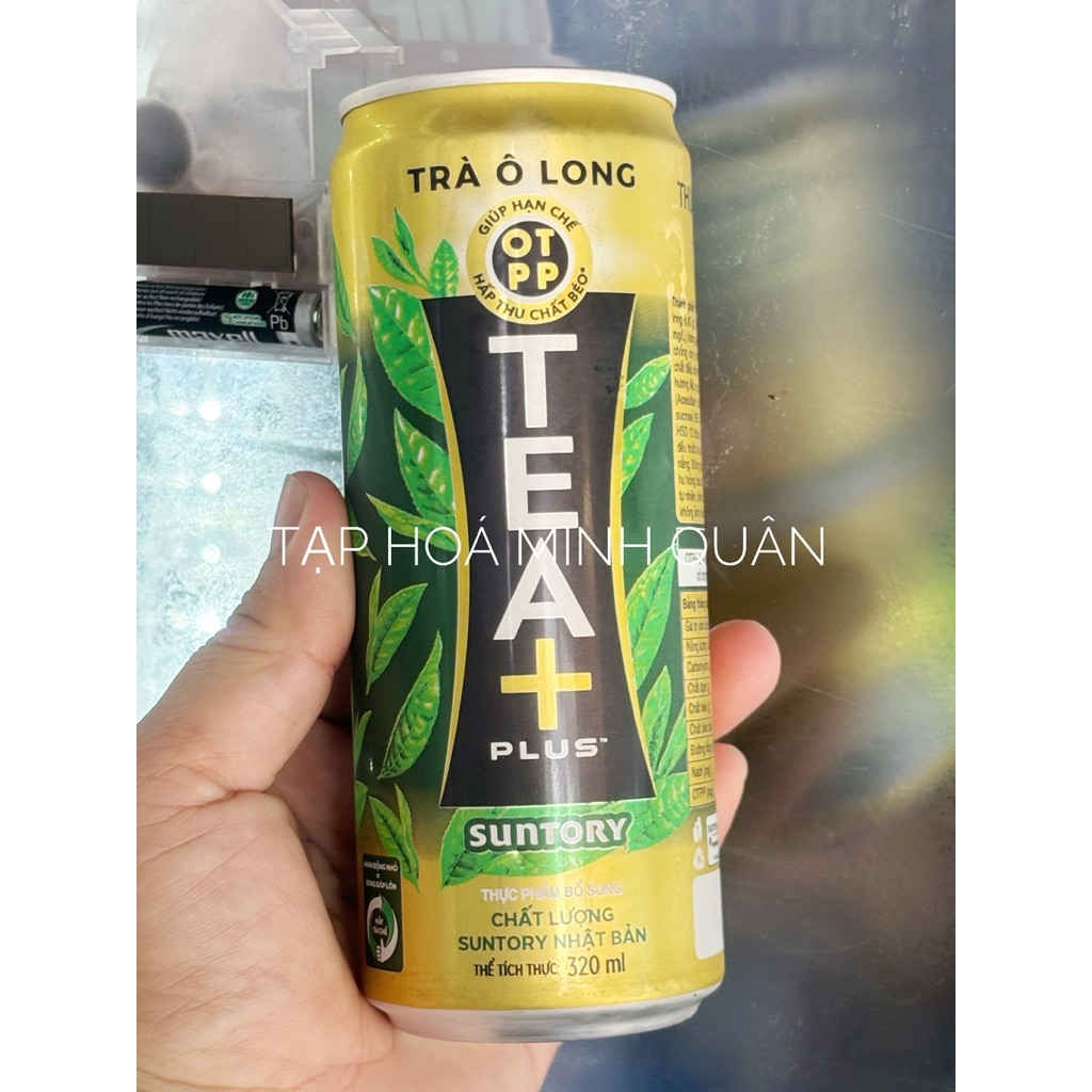 [TẾT] THÙNG 24 LON TRÀ OLONG TEA+/ TRÀ OLONG ĐÀO (320ML x 24 LON)