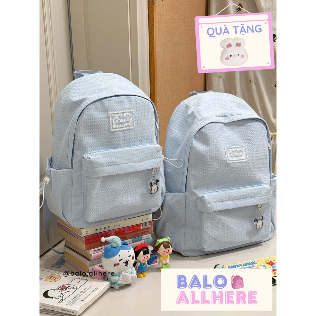 [ORDER] Balo Đơn Giản, Cặp Sách Nữ Cấp 1 Cấp 2 Cấp 3 BL21