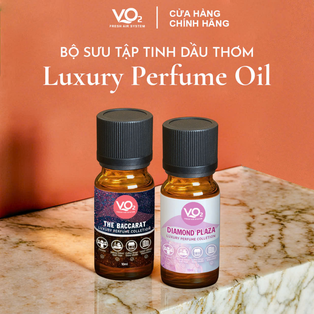 Tinh Dầu Nước Hoa Nguyên Chất Mùi Hương Khách Sạn 5 Sao VO2 hương thơm sang trọng, đẳng cấp