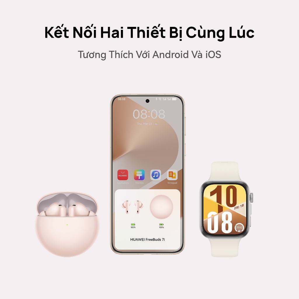 Tai nghe HUAWEI FreeBuds 7i | Chống Ồn Chủ Động Thông Minh ANC 4.0 | Âm Thanh Không Gian Không Giới Hạn | BigBuy360 - bigbuy360.vn