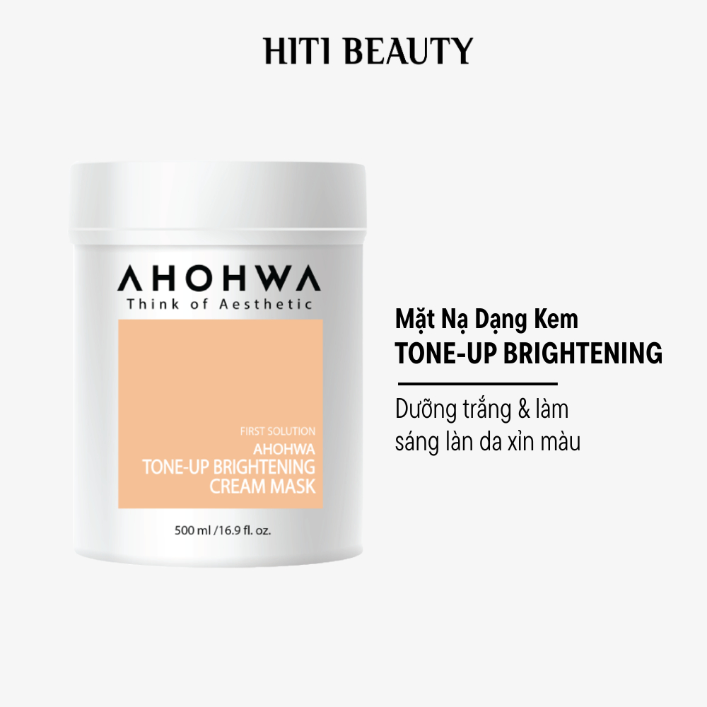 Mặt Nạ Ủ Trắng AHOHWA Tone-Up Brightening Cream Mask