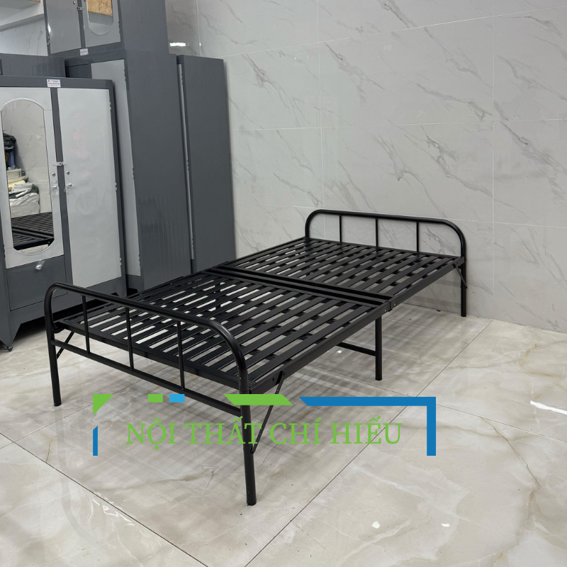 MIỄN PHÍ GIAO HÀNG HCM Giường xếp gấp gọn kiểu dáng hiện đại cao 35cm 1m2x2m lắp đặt tận nhà