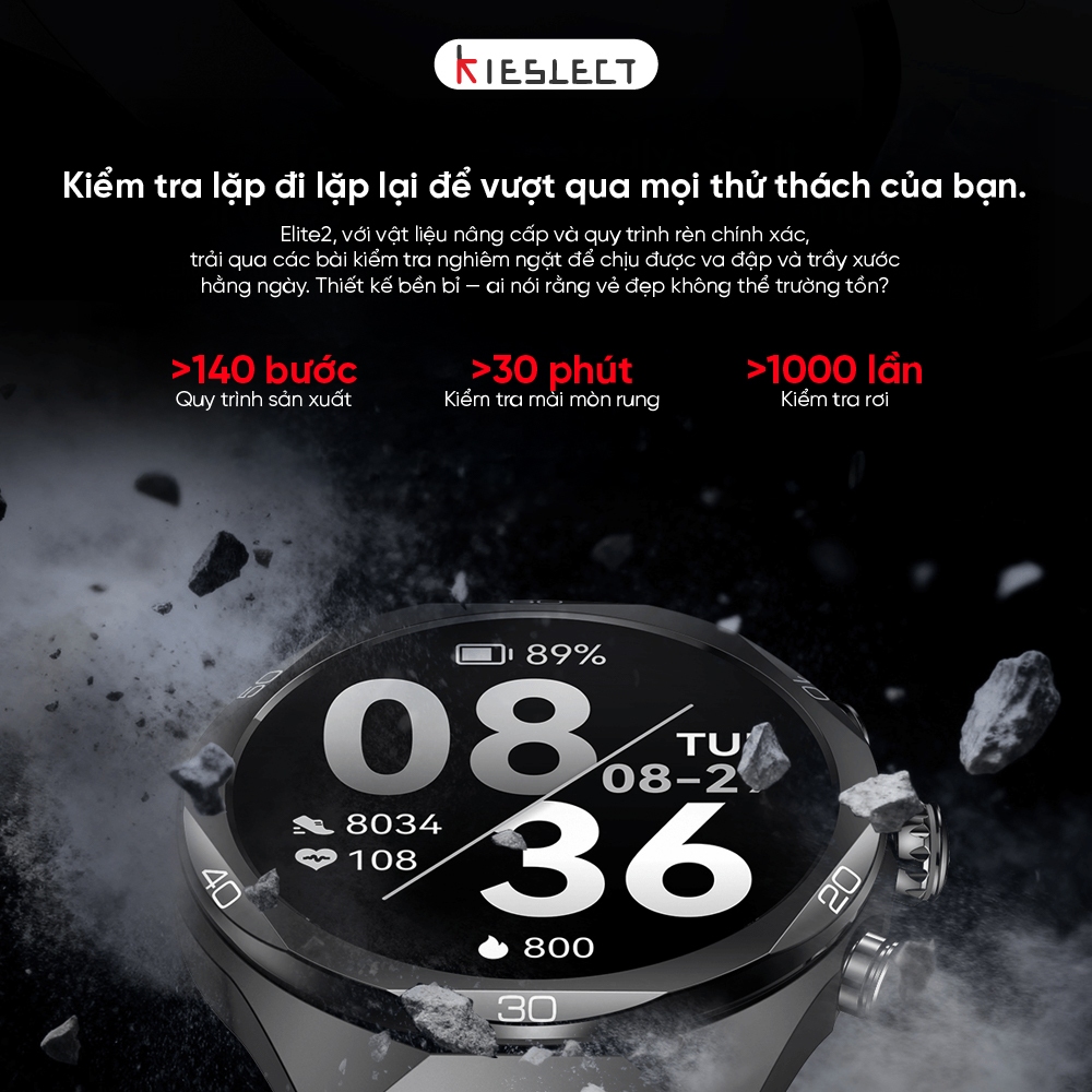 [NEW] Đồng hồ thông minh Kieslect AI Elite2 - Màn hình LTPO AMOLED 1.46 inch - Tích hợp trợ lý ChatGPT | BigBuy360 - bigbuy360.vn