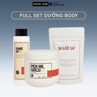   giảm giá-không quà  Bộ chăm sóc da body dưỡng da mềm mịn trắng hồng đều màu vyvyhaircare V 730ML 1000ML 1150ML 