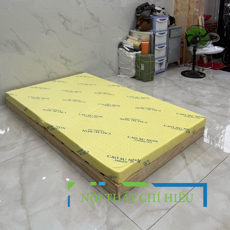 Giường Ngủ Pallet Gỗ thông kích thước 1m4x2m đã được sấy khô chống mối mọt miễn phí giao hàng