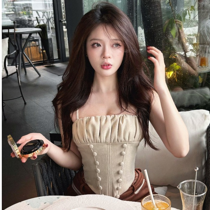 Áo Corset Hai Dây Nhún Ngực Moonie Corset AIAI OFFICIAL