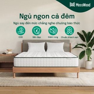 Mosswood 20cm Nệm Foam  Lò xo túi độc lập, giảm tiếng ồn, hỗ trợ cột sống