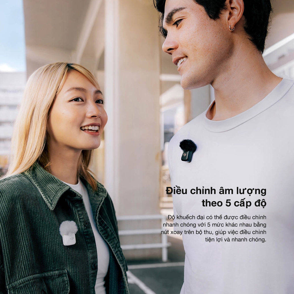 DJI Thiết Bị Quay Vlog Mic Mini Thu Âm Không Dây | Nhỏ Gọn | Khử Ồn 2 Cấp Độ | Camera Hành Động | BigBuy360 - bigbuy360.vn