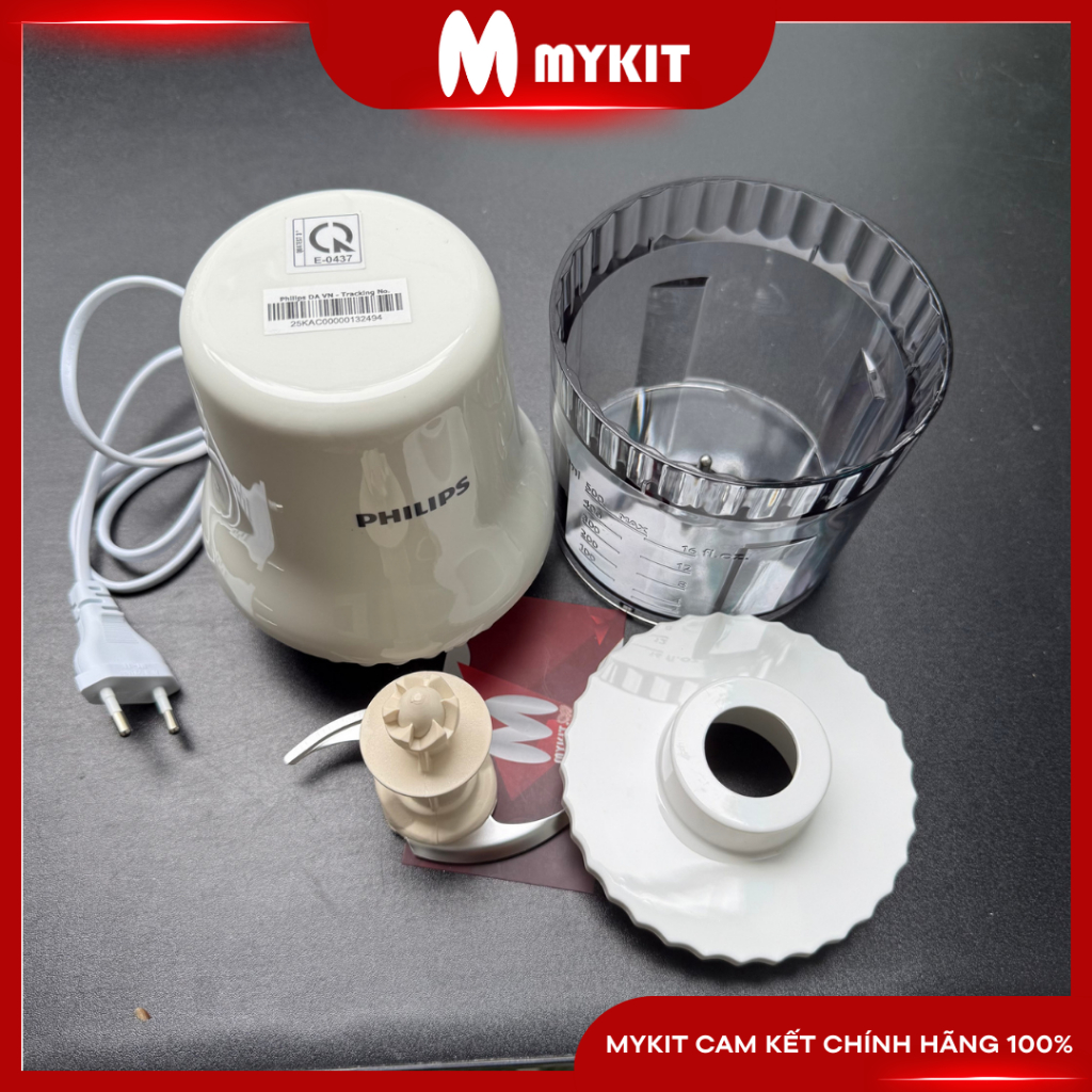 Phụ kiện Máy xay thịt mini Philips HR1393 450W 0.5 lít chuẩn hãng