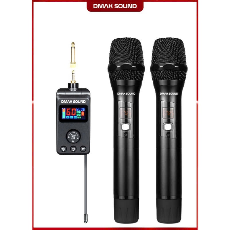 (Giá Ưu Đãi) Micro Karaoke đa năng Dmax Sound V2 Karaoke trên mọi loại loa nghe nhạc, box live, oto