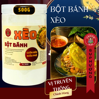  Bột Bánh Xèo Hộp 500G - Thương Hiệu Bu Phương - Gia Vị Quê Hương - Chuẩn vị truyền thống. 
