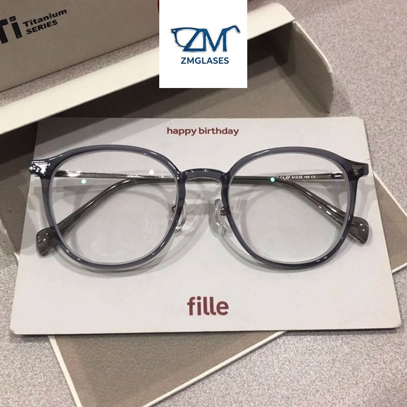 Kính cận thị thời trang 0.25~4.25 độ dành cho nam và nữ với tròng kính có thể tháo rời chống ánh sán