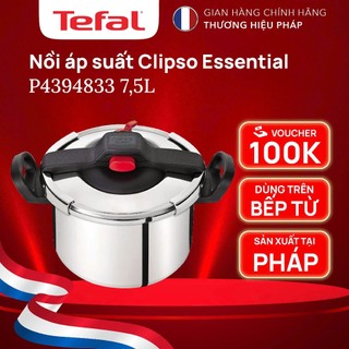 Nồi áp suất Tefal Clipso Essential P4394833 7,5L dùng cho bếp từ